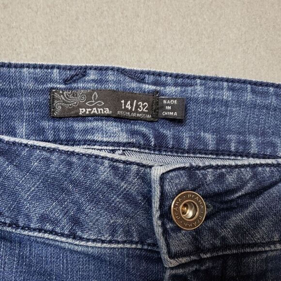Prana Oday Jeans organic cotton in Medium Wash size 32 / 14 - Picture 4 of 13